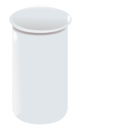 Mug or something of mug shape clipart