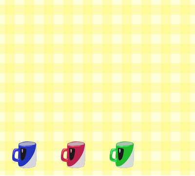 Mugs pattern clipart