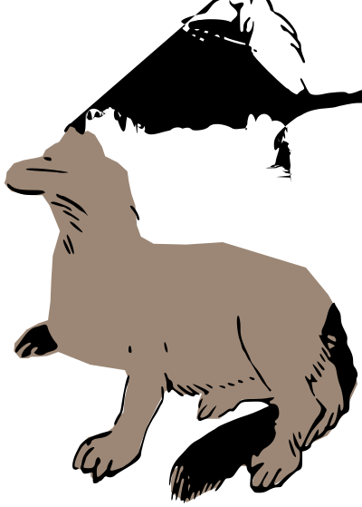 Mujina(Japanese badger) clipart