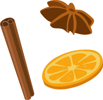 Mulled Wine Ingredients clipart