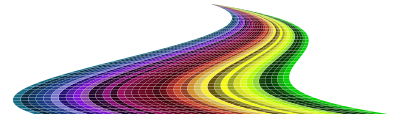 Multi Colored Brick Road clipart
