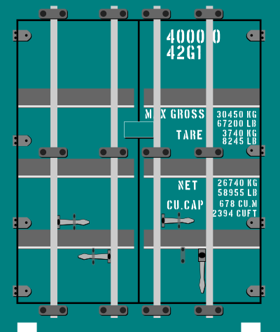 Multi-Modal Transport Container clipart