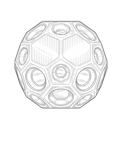 Multi-Sided Game Ball clipart