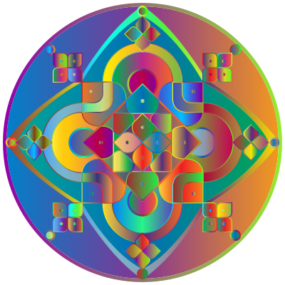 Multichrome Mandala 2 clipart