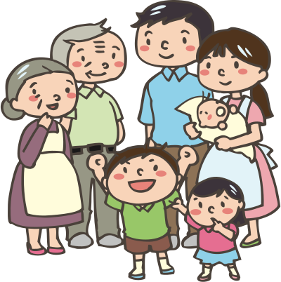 Multigenerational Family (#2) clipart