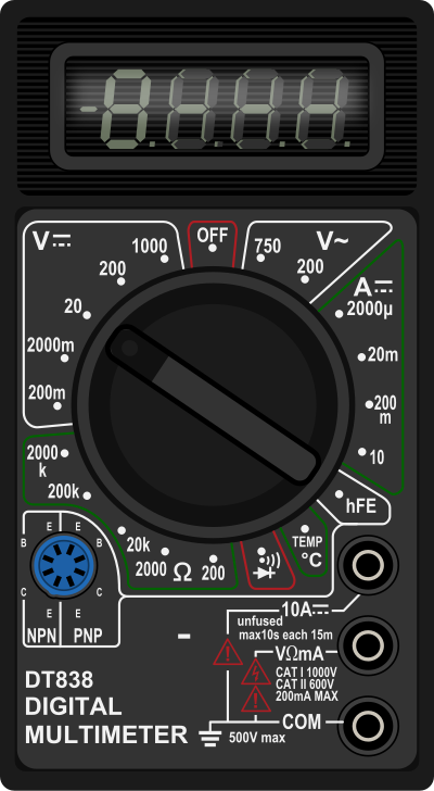 Multimeter clipart