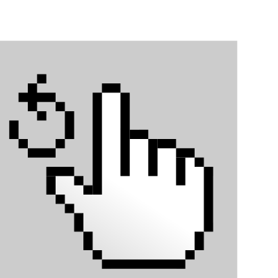 MultiTouch-Interface Pixel-theme Rotate clipart