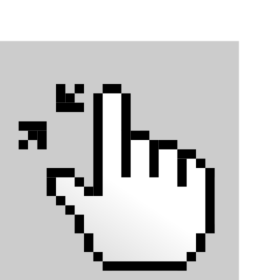 MultiTouch-Interface Pixel-theme Spread clipart