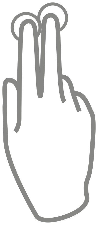 Multitouch - rotate clipart