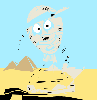Mummy is back clipart