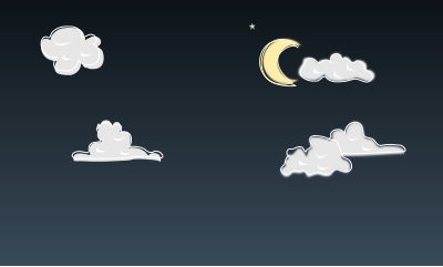 Night sky clipart