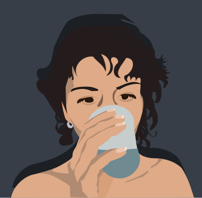 Night thirst clipart
