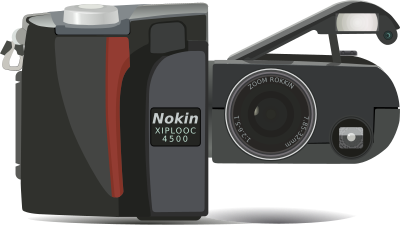 Nikon Digital Camera clipart