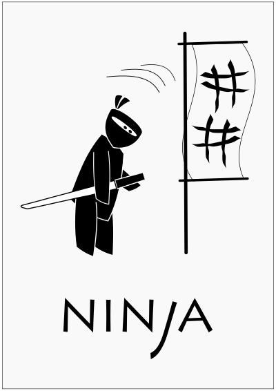 NINJA clipart