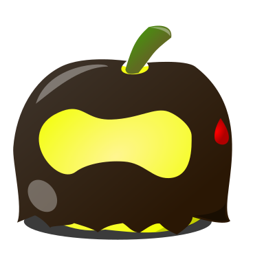 Ninja pumpkin clipart