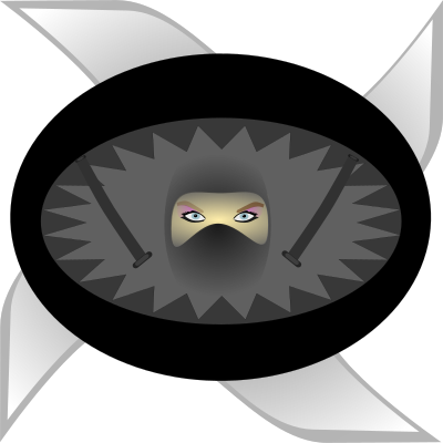 Ninja woman clipart