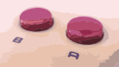 Nintendo Game Boy A B Buttons clipart