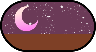 Nit - cicle diari clipart