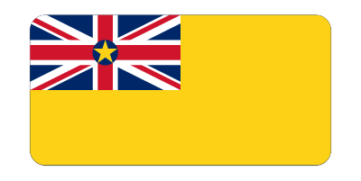 Niue flag (bevelled) clipart