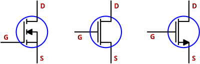 NMOS enhancement schematics clipart