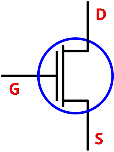 NMOS Schematic 02 clipart