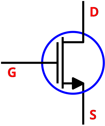 NMOS Schematic 03 clipart
