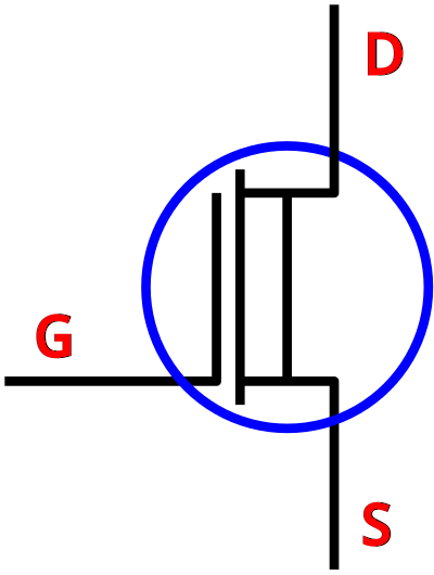 NMOS Schematic 05 clipart