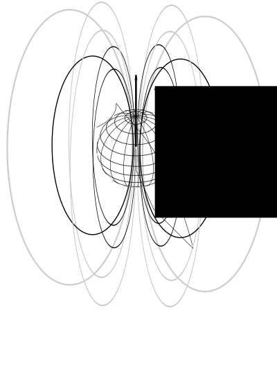 NMR spin field lines clipart