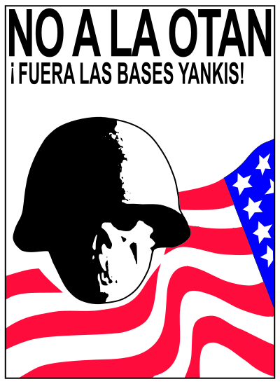 NO A LA OTAN - FUERA LAS BASES YANKIS clipart