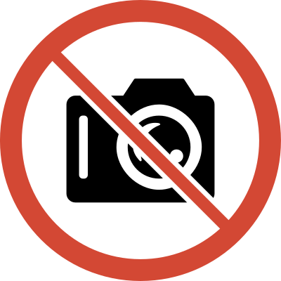 No Camera Sign clipart
