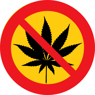 No cannabis clipart