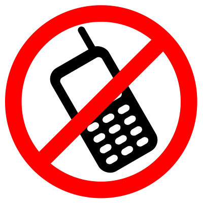 No Cell Phones Allowed clipart