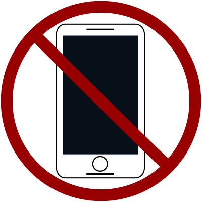 No Cell Phones Free Clipart Download - No Smartphone Icon clipart