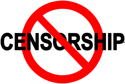 No censorship sign clipart