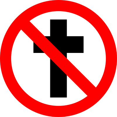 No Cross clipart
