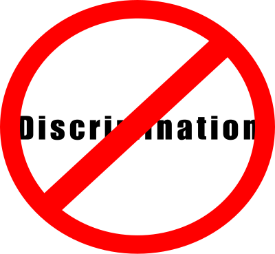 No discrimination sign clipart