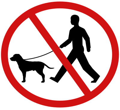 No Dogs Allowed 1 clipart