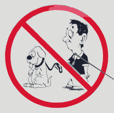 No dogs allowed clipart