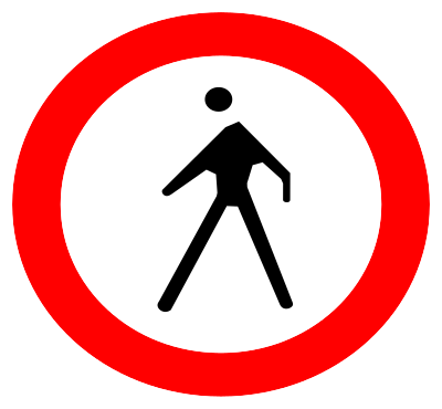 No entrance sign martin 01r clipart