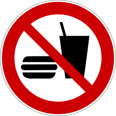 No Fast Food clipart