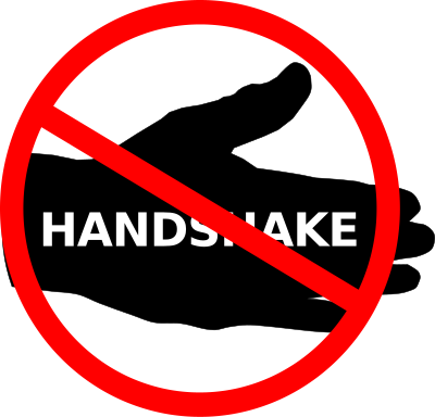 No Handshake clipart