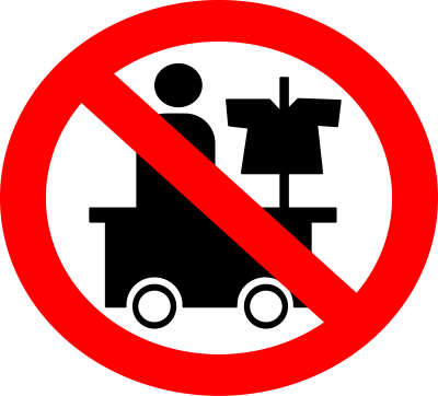 No Hawking Sign clipart