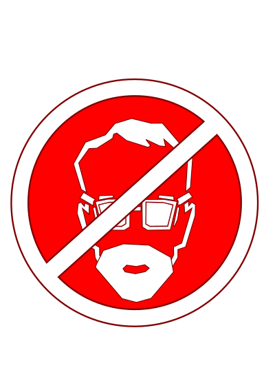 No hipsters clipart