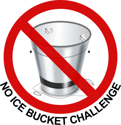 No ice bucket challenge clipart