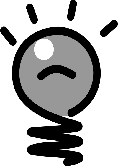 No idea clipart