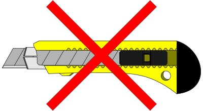 No knifes clipart
