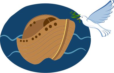 Noah's Ark and Dove clipart