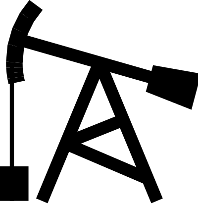 Nodding donkey clipart