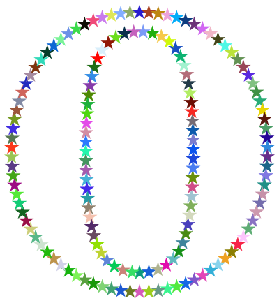 O Stars clipart