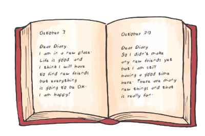 Open Diary clipart
